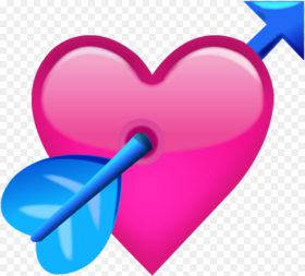 Pink Heart With Arrow Emoji Heart With Arrow