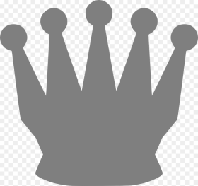 Queen Crown Black Chess  png