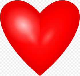 Big Bold Red Heart Clipart Heart for Valentines