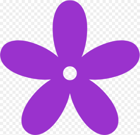 Dark Purple Flowers Clip Art Pink Flower Clipart