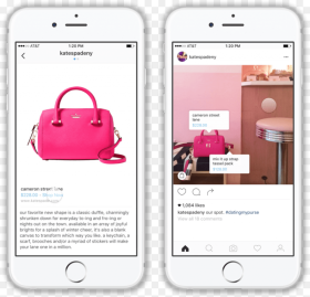 Shoppable Posts Product Tag on Instagram  png