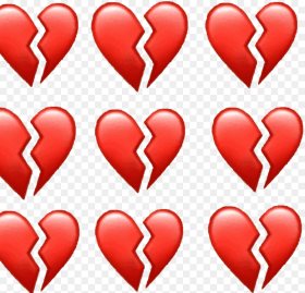 Broken Heart Apple Emoji Hd Png Download