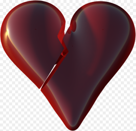 Broken Heart Heart Broken Love Valentine Red Break