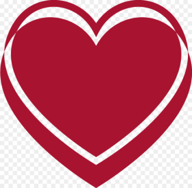 Red Heart With Reflexion Png Image Heart Transparent 