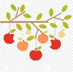 Apple Tree X Cherry Clipart Branch Free Collection