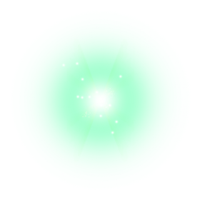 green lens Flare effect png