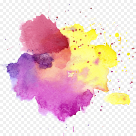 Paintsplatter Circle Watercolor Splash Effect Png