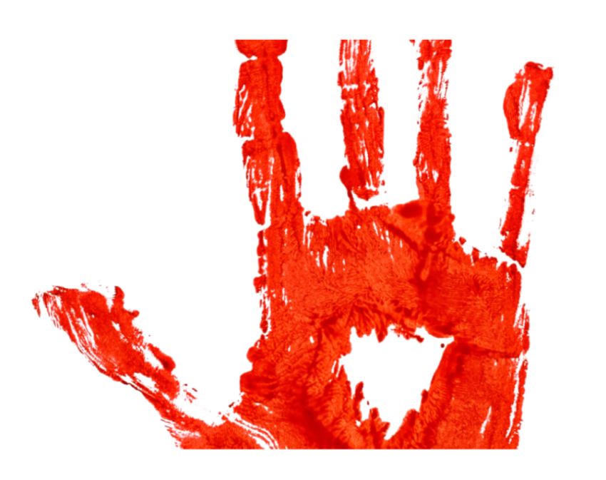 hand blood png