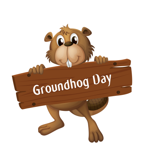 beaver groundhog day png vector