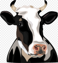 Holstein Friesian Cattle Clip Art Cabeza De Vaca