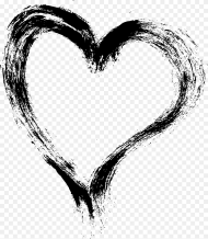 Heart Paint Brush Stroke Hd Png Download 