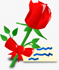 Spanish Clipart Rose Red Flowers With Animation Hd