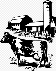 Cow Svg Farmhouse Cow and Farm Clip Art