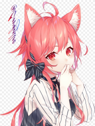 Cute Fox Anime Girl Png HD
