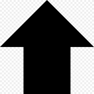 Arrow Simple Black Top Arrow Pointing Up Png
