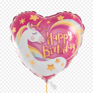 Magical Unicorn balloon Happy Birthday Balloon Png