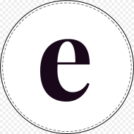 Lowercase Circle Banner Letter E Locksmiths You Can