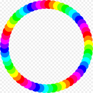 Rainbow Circle Border Free Rainbow Circle Clipart Hd