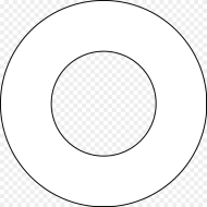 White Circle White Open Circle Png Transparent