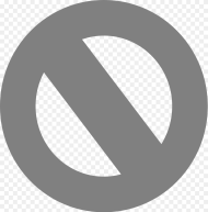 Crossed Out Circle Png Transparent