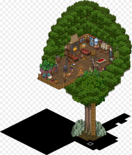 Habbo Sulake Tree House Free Hq Image Clipart