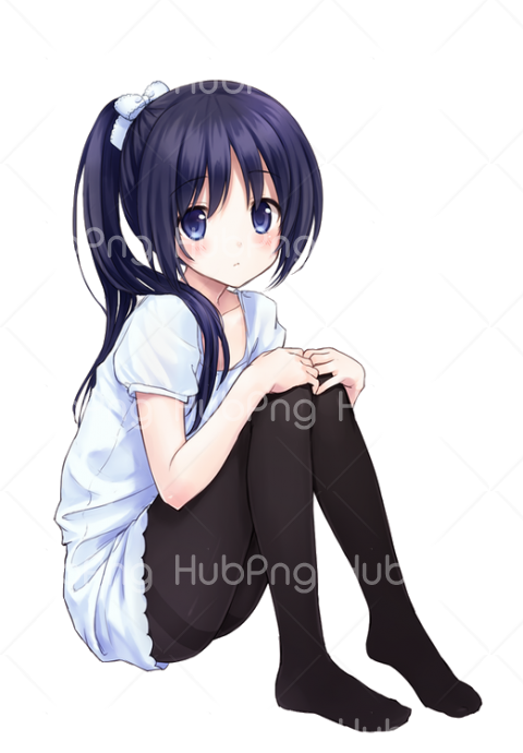 anime girl drawing hd Transparent Background Image for Free