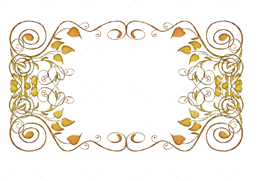arabesco png GOLD Transparent Background Image for Free