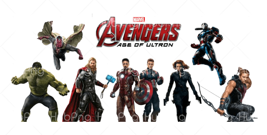 avengers png cartoon photo Transparent Background Image for Free