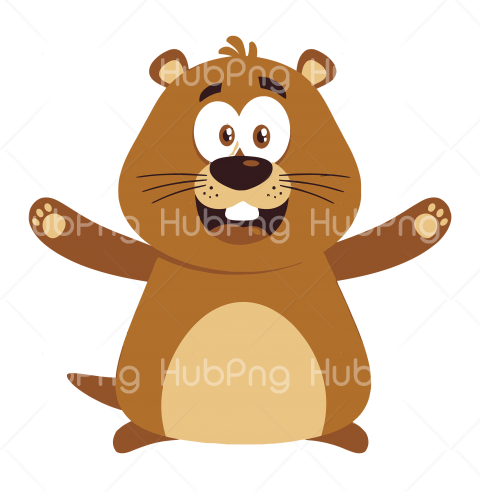beaver groundhog day clipart png Transparent Background Image for Free
