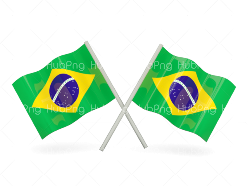 Brazil Flag clipart png Transparent Background Image for Free