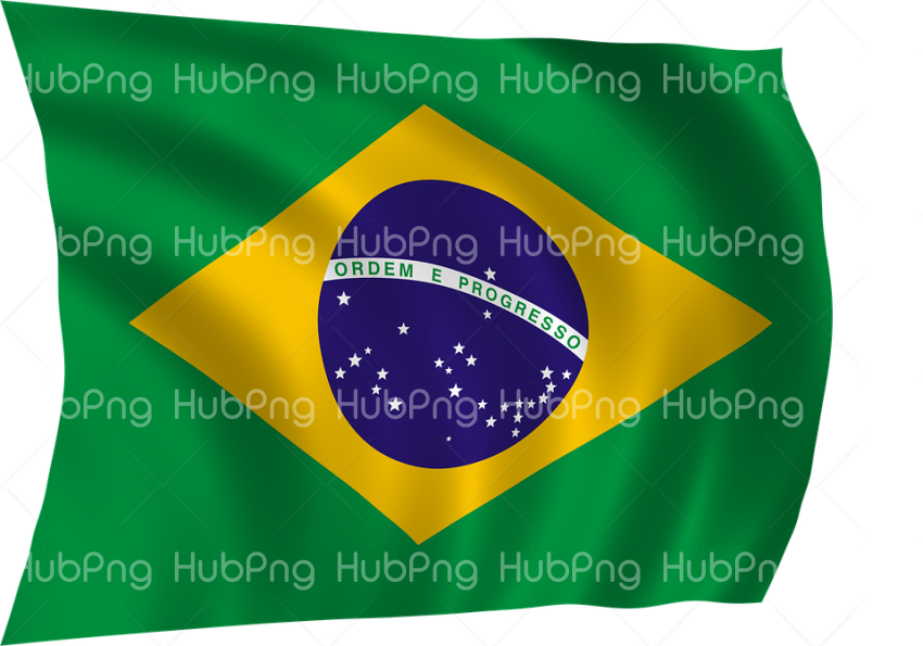 Brazil Flag PNG Transparent Background Image for Free
