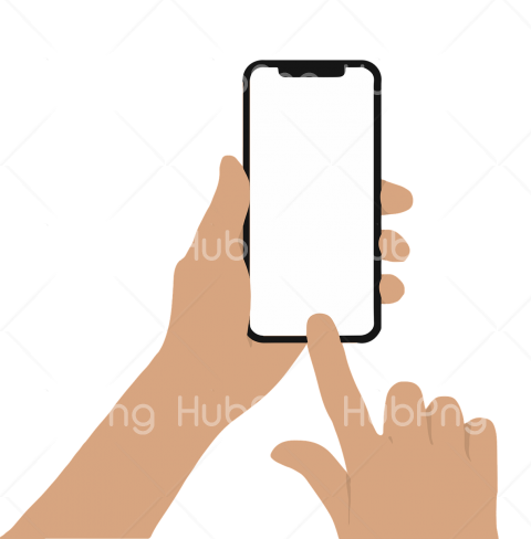 Download celular png hand vector Transparent Background Image for Free
