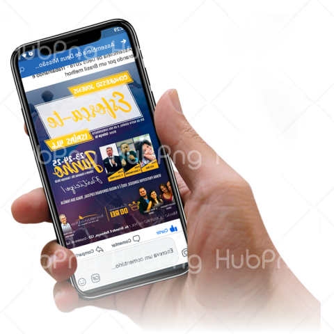 celular png mobile with hand Transparent Background Image for Free