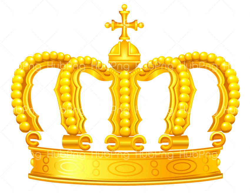 Crown PNG golden king Transparent Background Image for Free