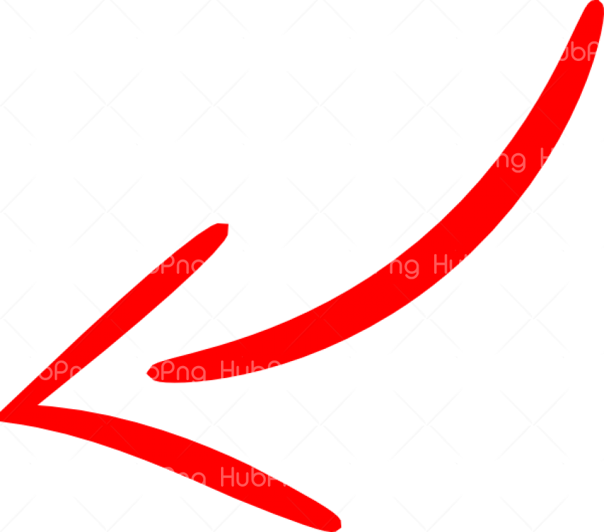 curve arrow red flecha png roja Transparent Background Image for Free