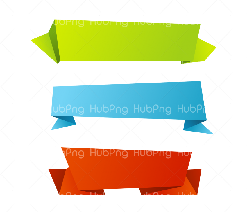 Faixa png hd red, Green, blue Colors notes Web banner Transparent Background Image for Free