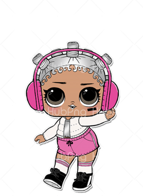 girl dance music L.O.L. png Transparent Background Image for Free