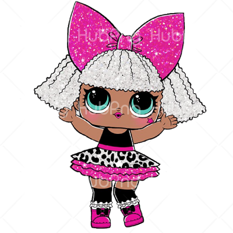 Girl Doll Coloring LOL PNG Transparent Background Image for Free