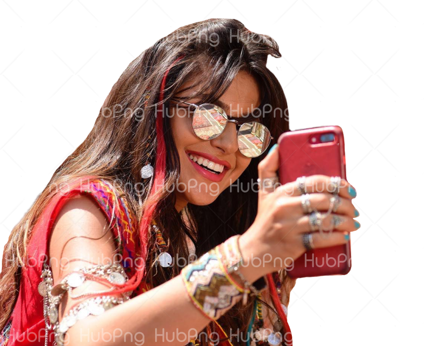 girl png selfie Transparent Background Image for Free