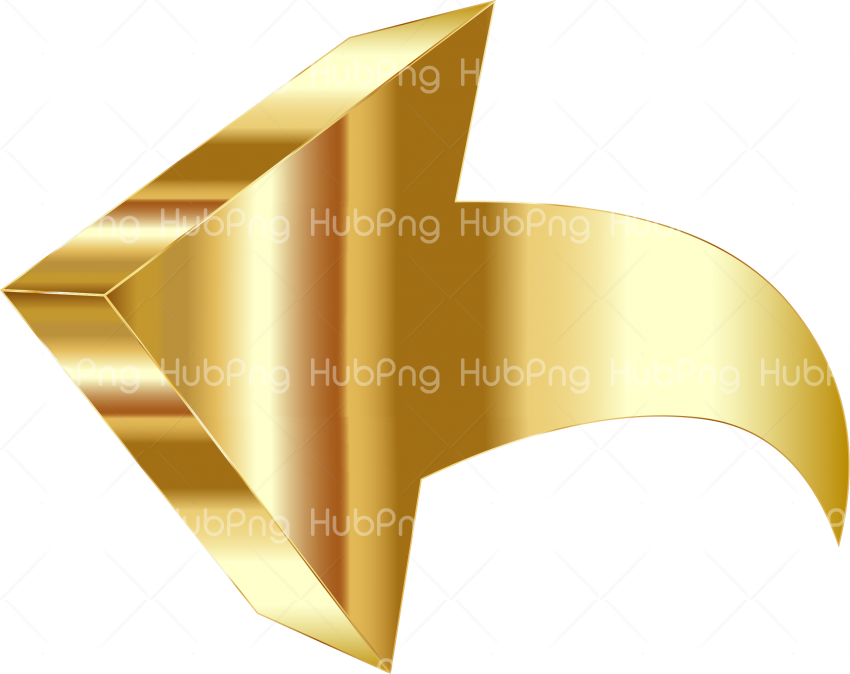 gold arrow png hd Transparent Background Image for Free