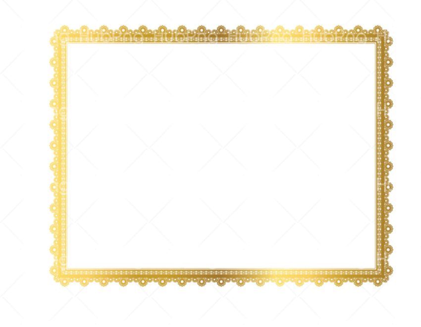 gold frame Transparent Background Image for Free