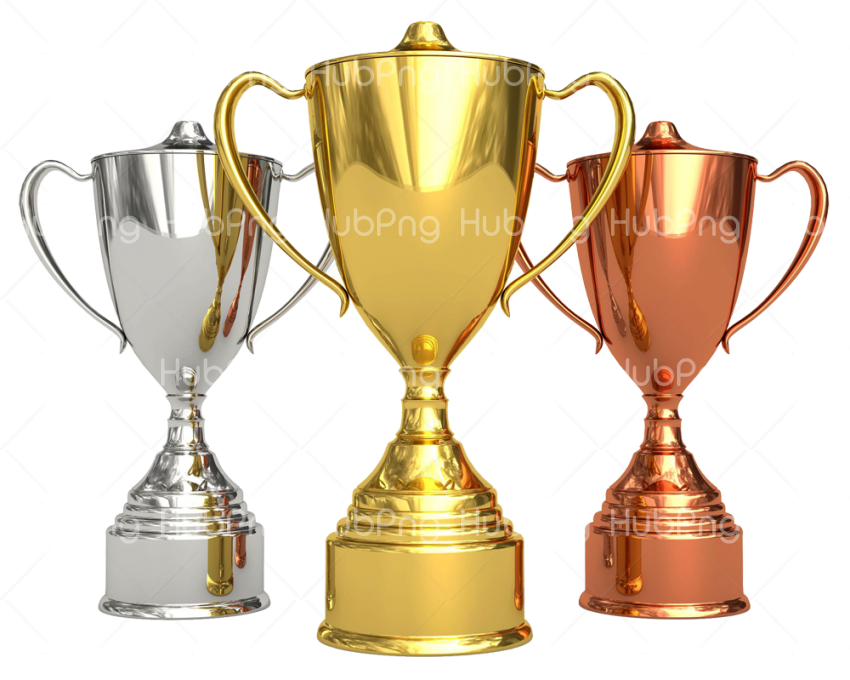 golden cup trophy png silver Transparent Background Image for Free