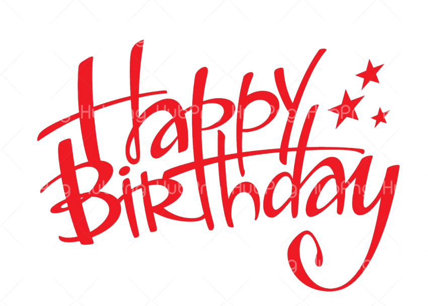 happy birthday png text Transparent Background Image for Free