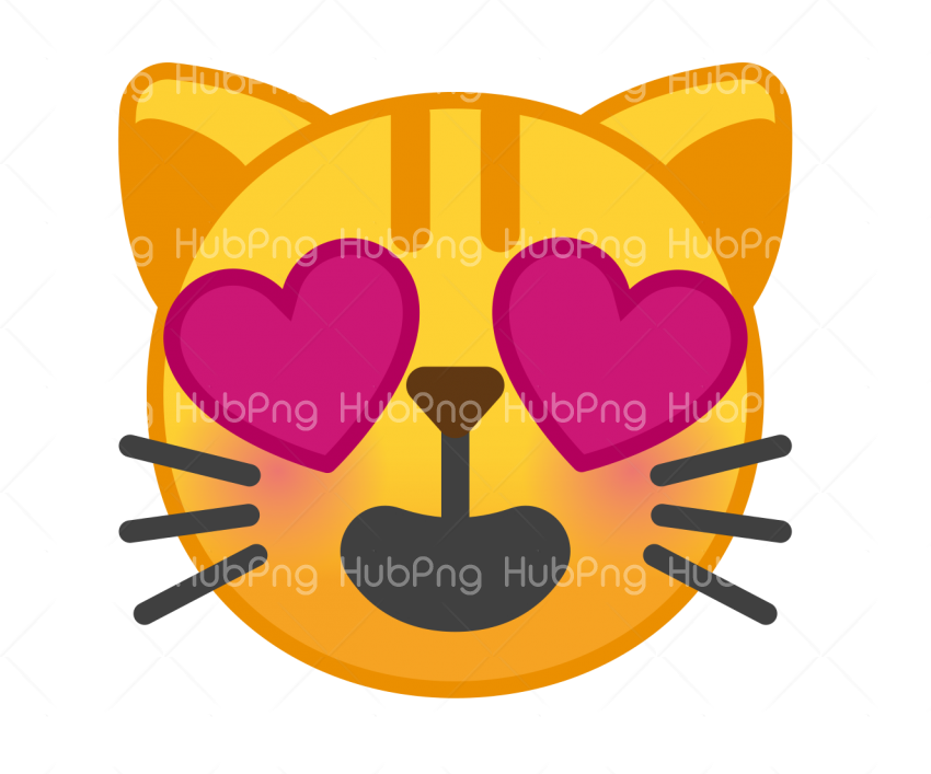 heart emoji png cat love Transparent Background Image for Free