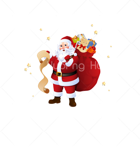 holiday for christmas santa cartoon png Transparent Background Image for Free
