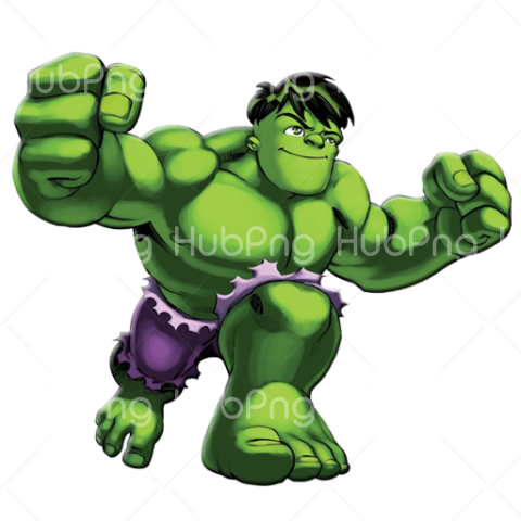 hulk png cartoon Transparent Background Image for Free