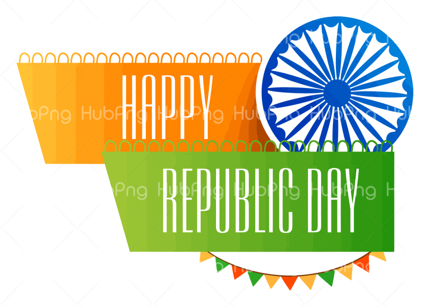 logo happy republic day png india Transparent Background Image for Free