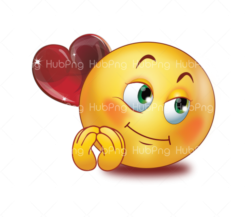 Download love emoji Transparent Background Image for Free