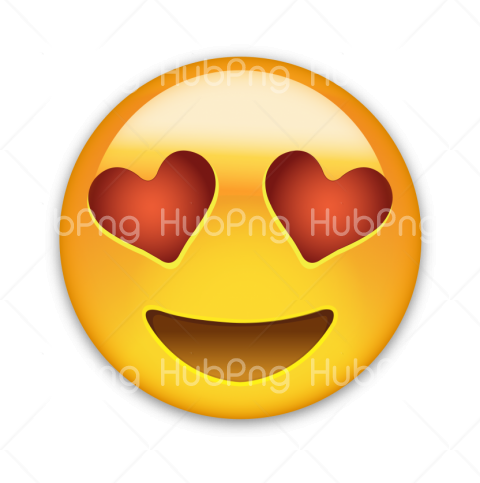 love heart emoji Transparent Background Image for Free