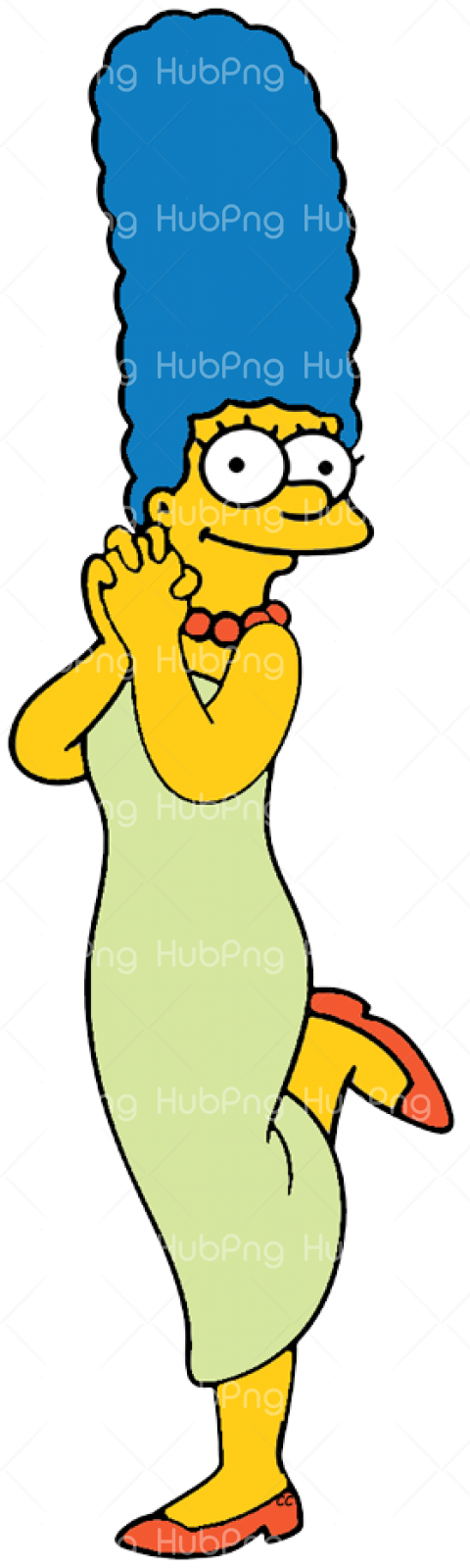 marge simpson png clipart hd Transparent Background Image for Free